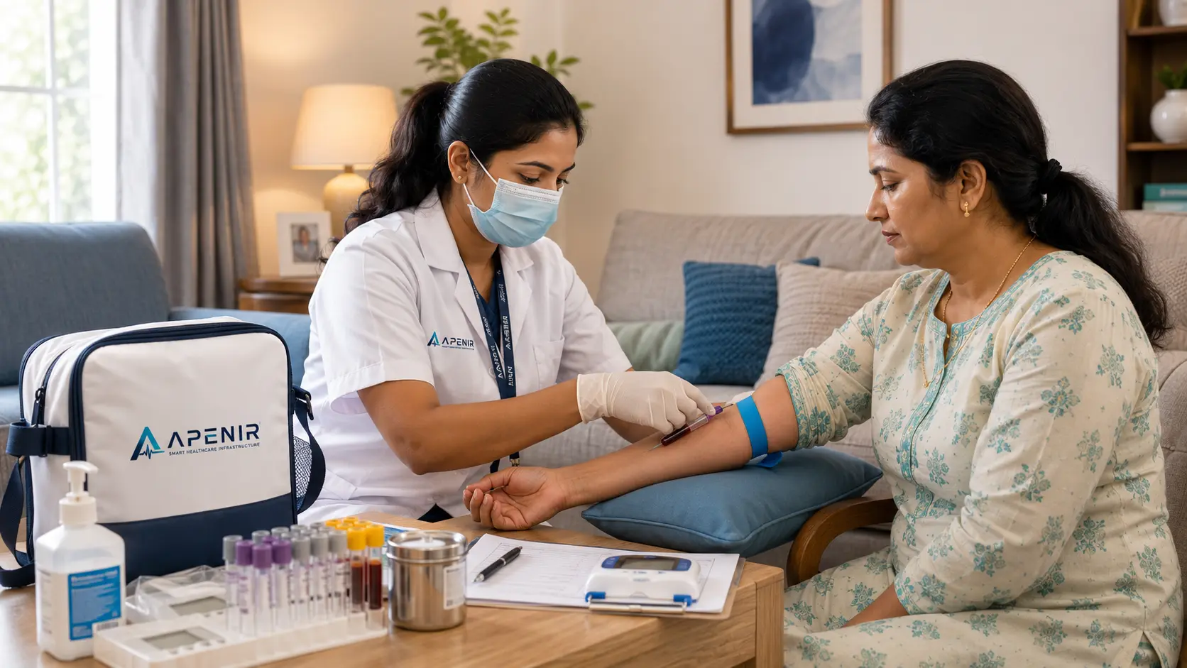 Apenir Diagnostics at-home collection kit